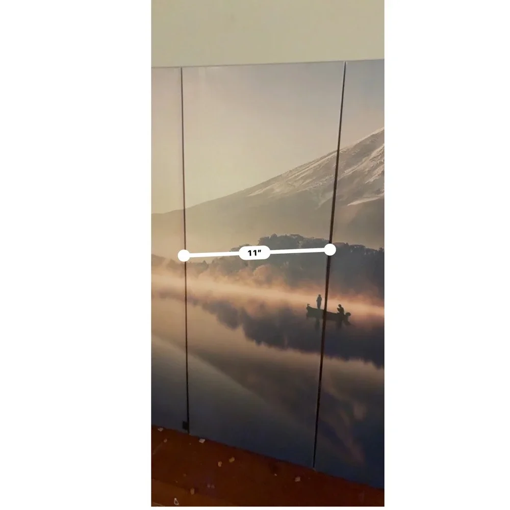 Mount Fuji 5 Panel Canvas Wall Art Set Panoramic Japan Landscape Sunrise 55x30